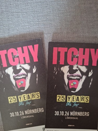 Tickets für itchy - für, in