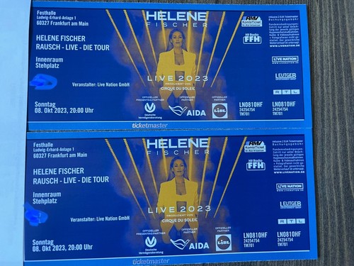 Helene fischer tickets - 2x,