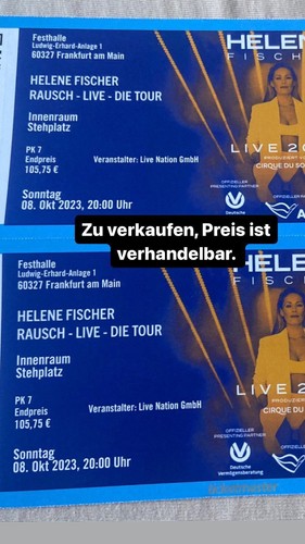 Helene fischer ticket - helene,