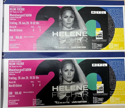Tickets für helene - für, fischer